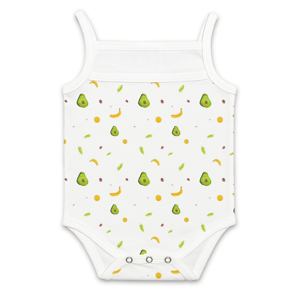 Baby Girl Vest Onesie - Avocado - Pack of 1