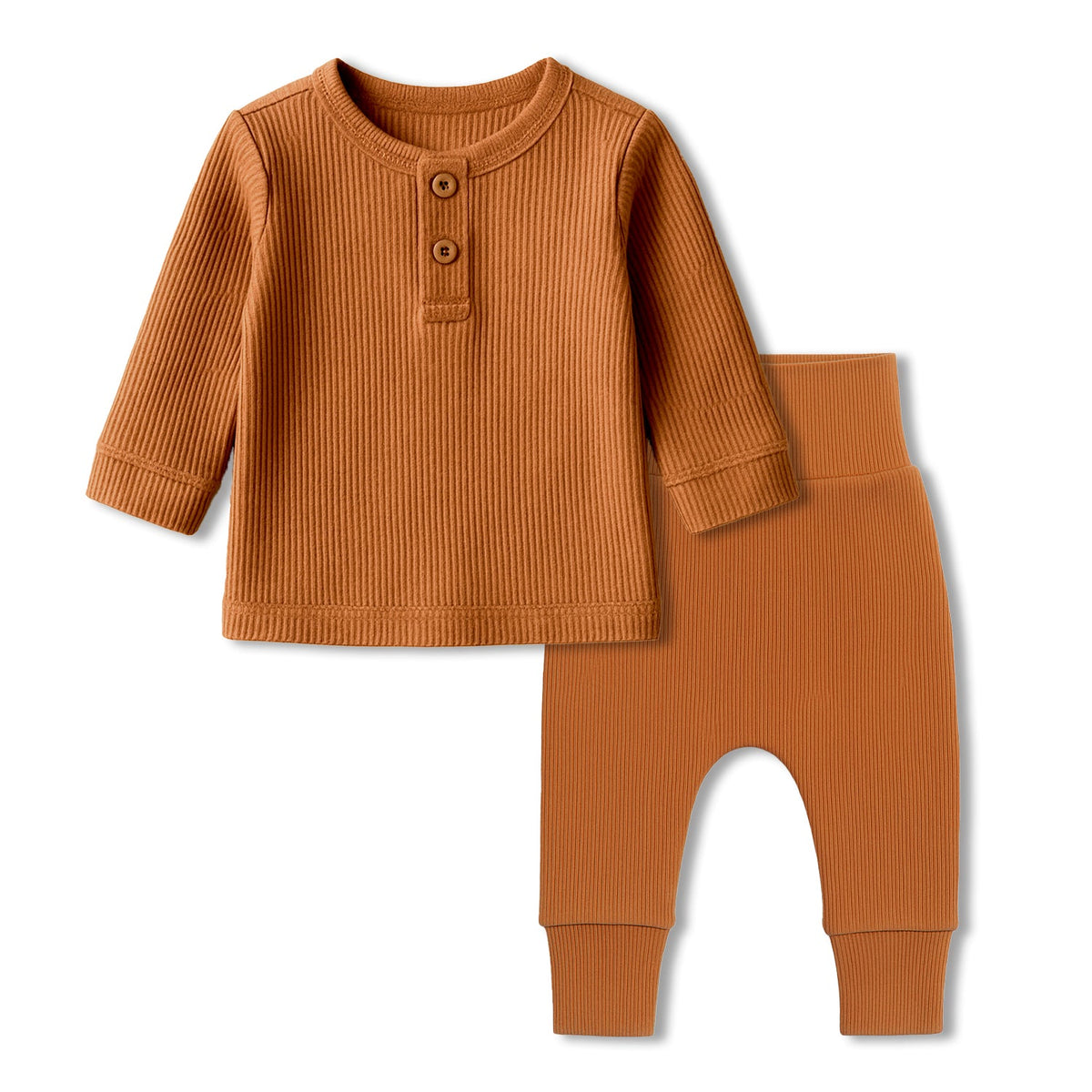 Ribbed Organic Cotton Baby Co-ord Set