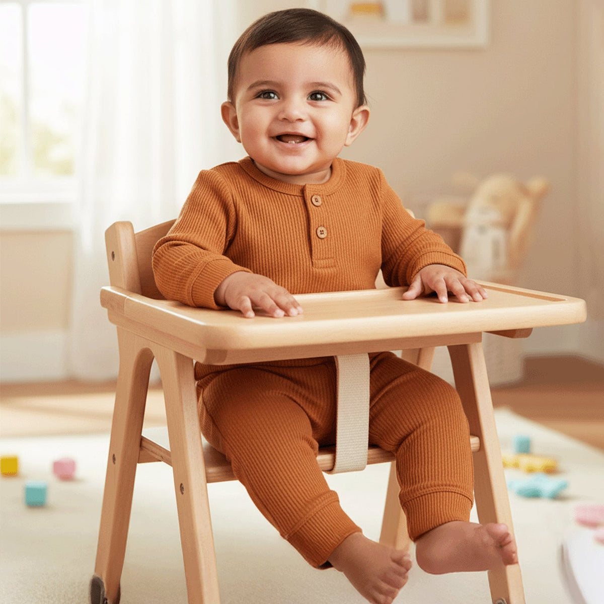 Ribbed Organic Cotton Baby Co-ord Set