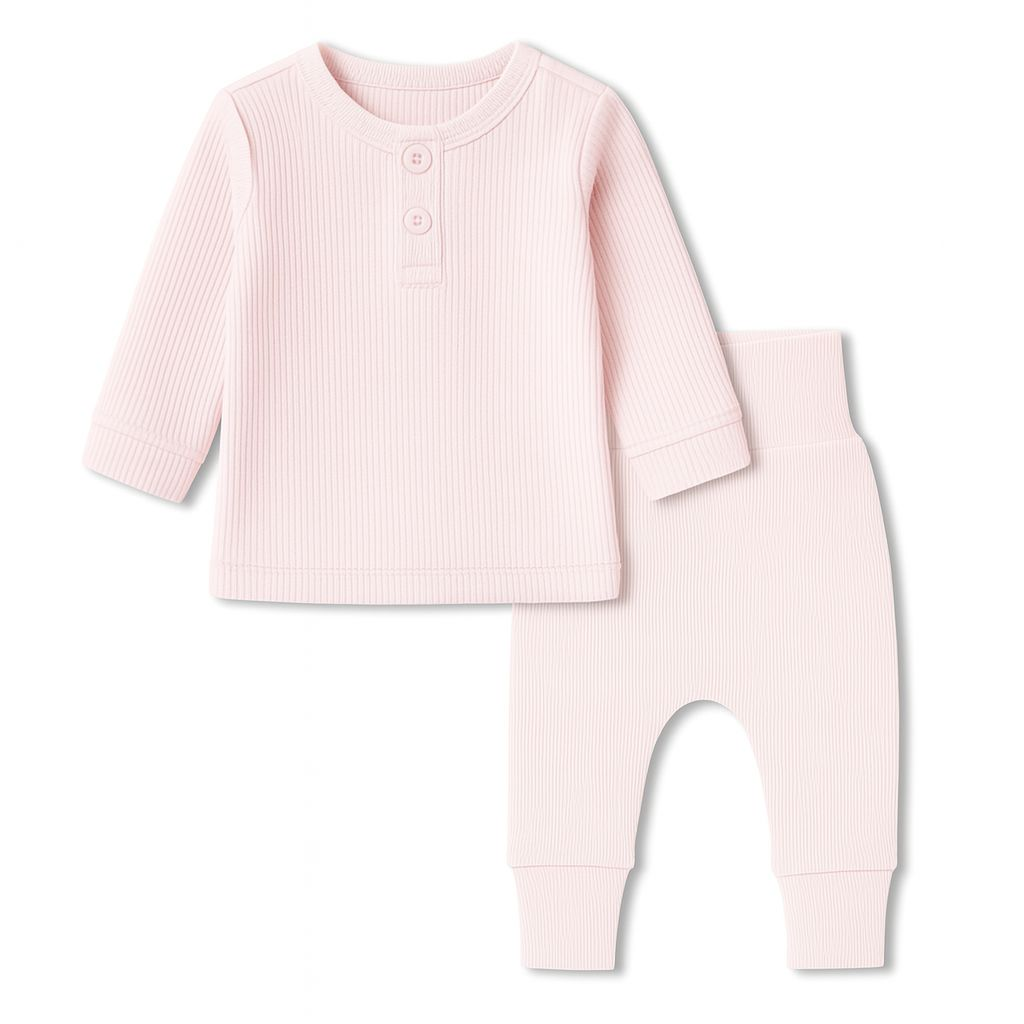 Ribbed Organic Cotton Baby Co-ord Set