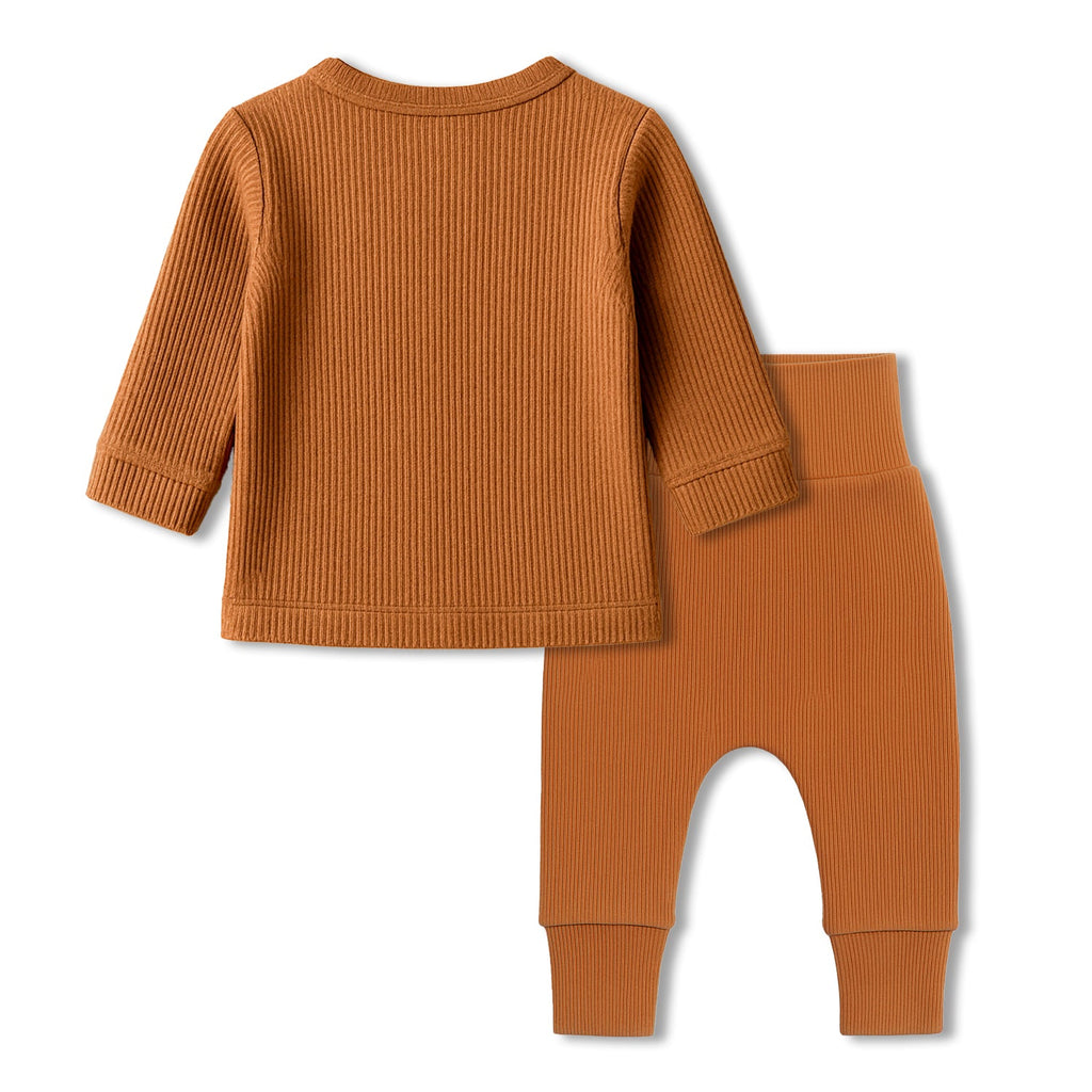 Ribbed Organic Cotton Baby Co-ord Set