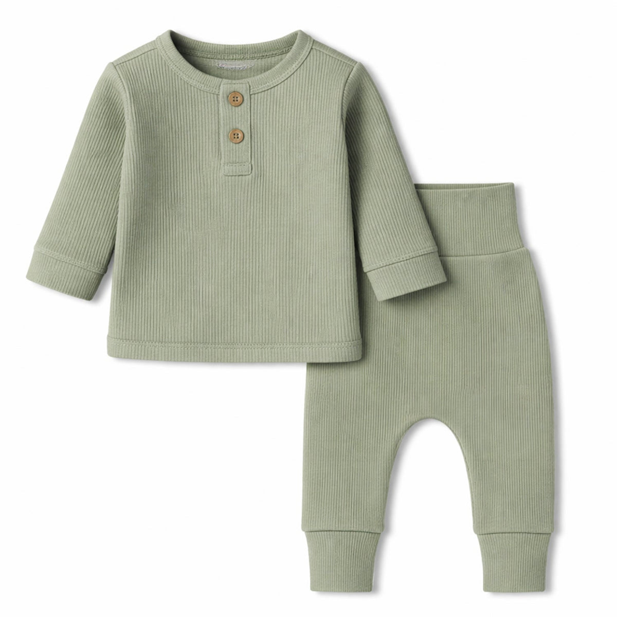 Ribbed Organic Cotton Baby Co-ord Set