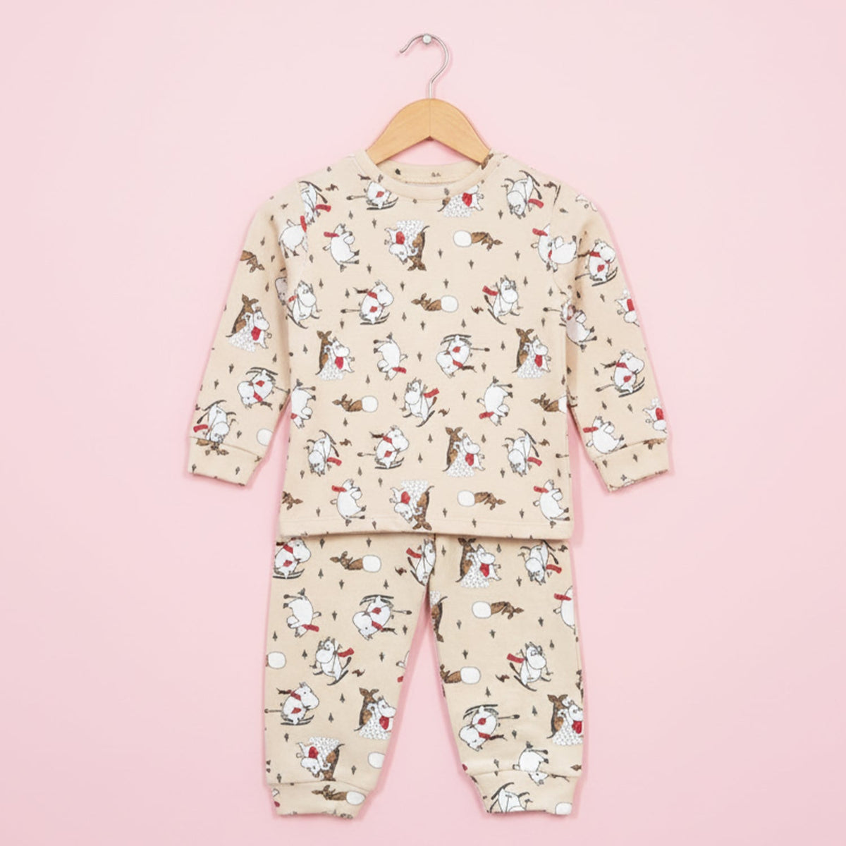 Polar Bear Cotton Winter Co-ord Set for Babies
