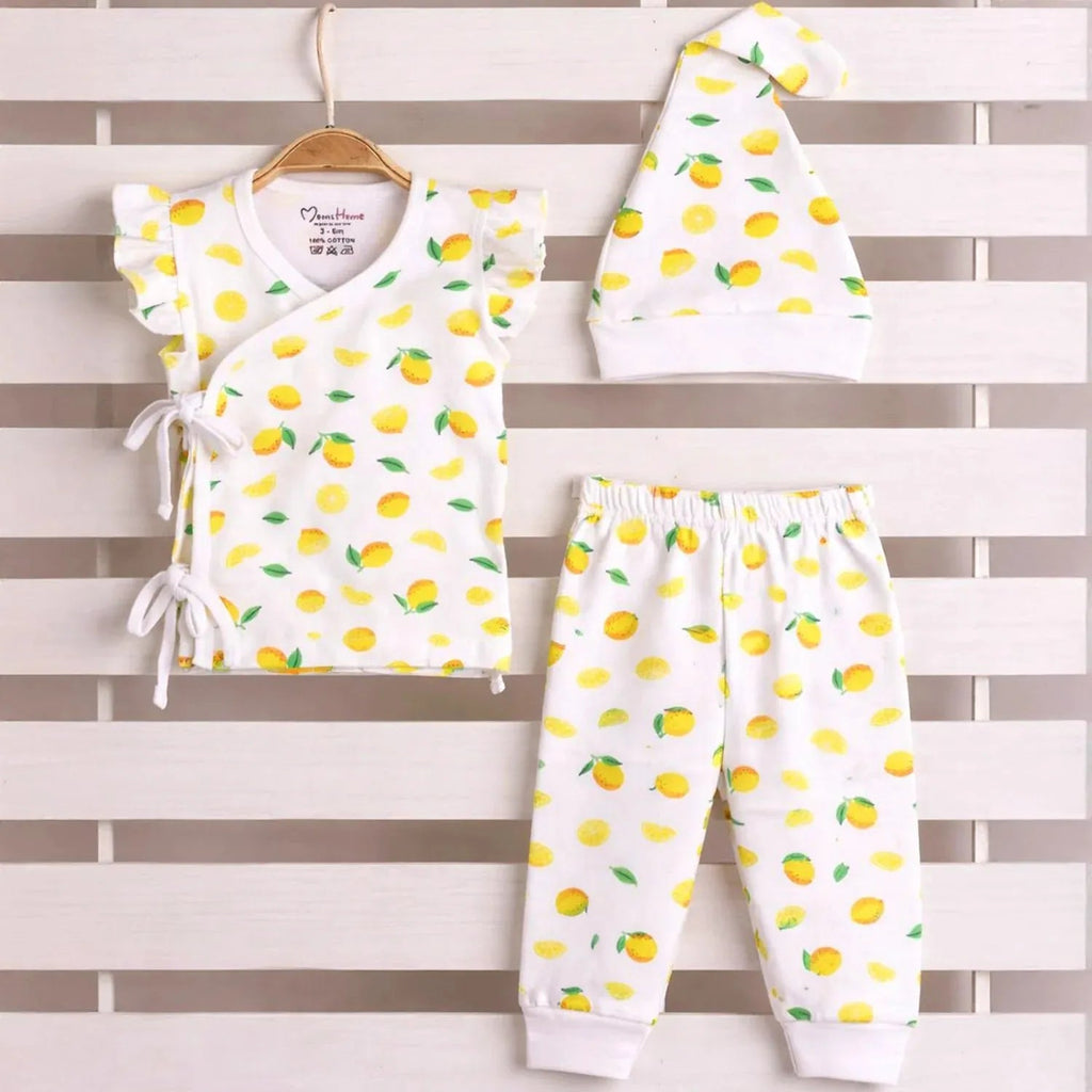 Newborn Kimono Top Gift Set - 3 Pieces