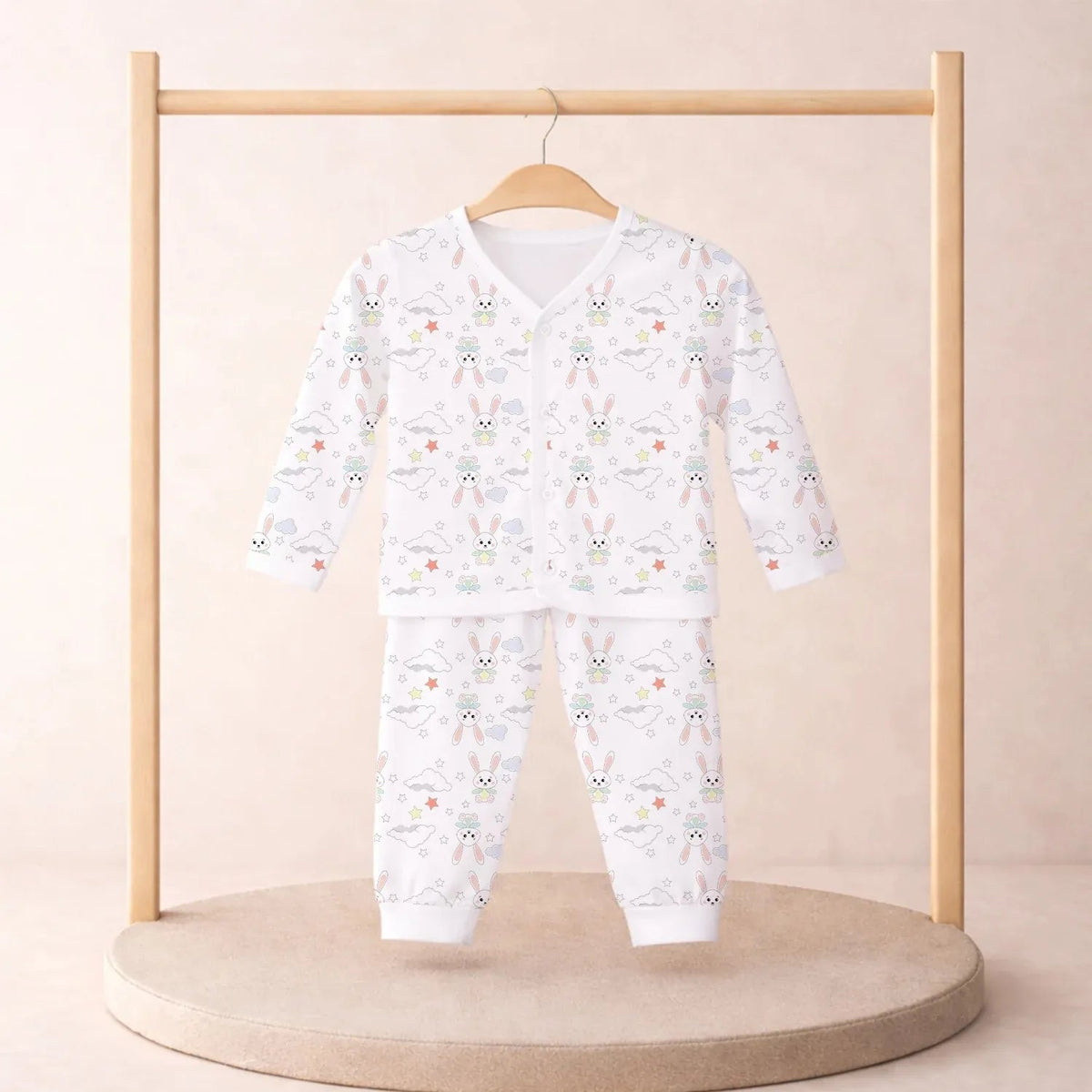 Bunny Organic Cotton Baby Shirt & Trousers