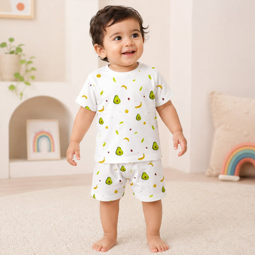 Avocado Organic Cotton T-Shirt & Shorts Set
