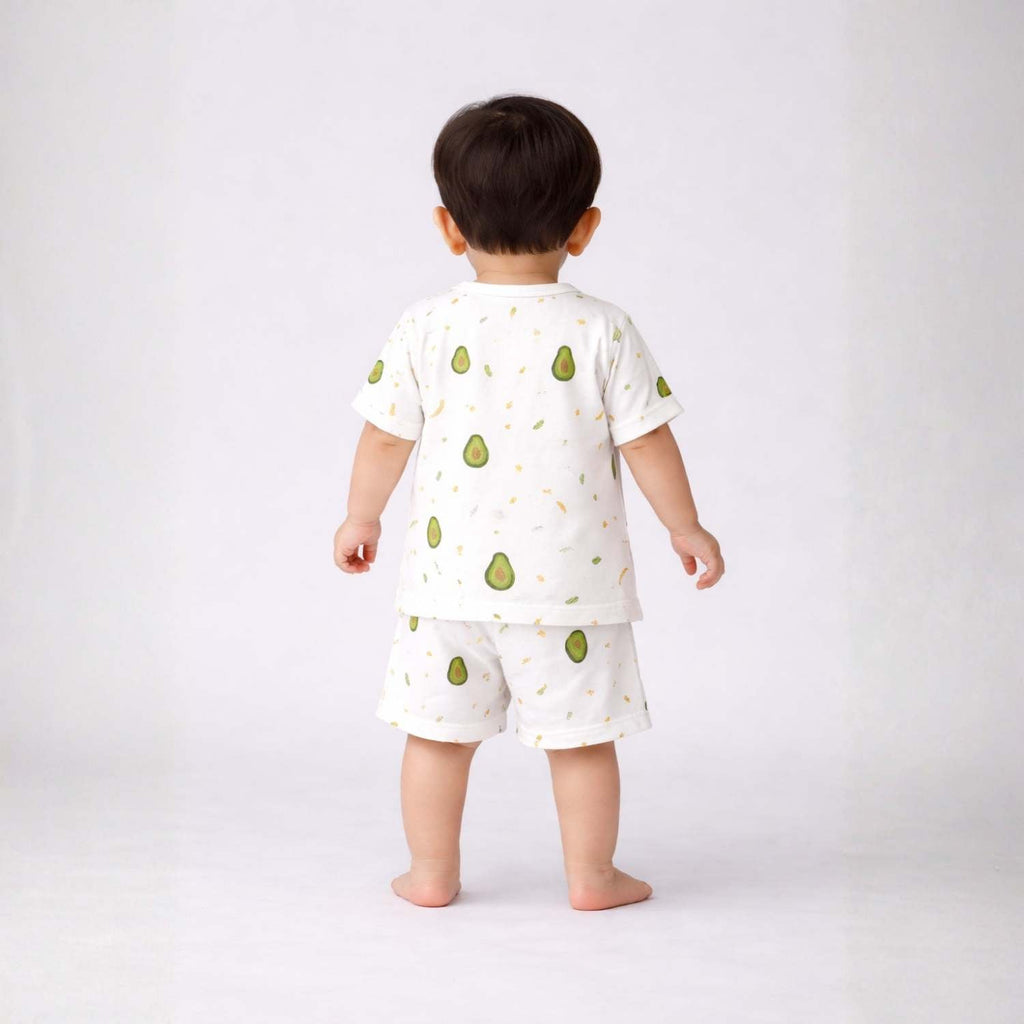Avocado Organic Cotton T-Shirt & Shorts Set