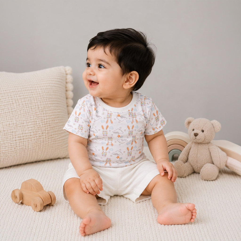 Little Heart & Bunny Kids T-Shirts - Pack of 2