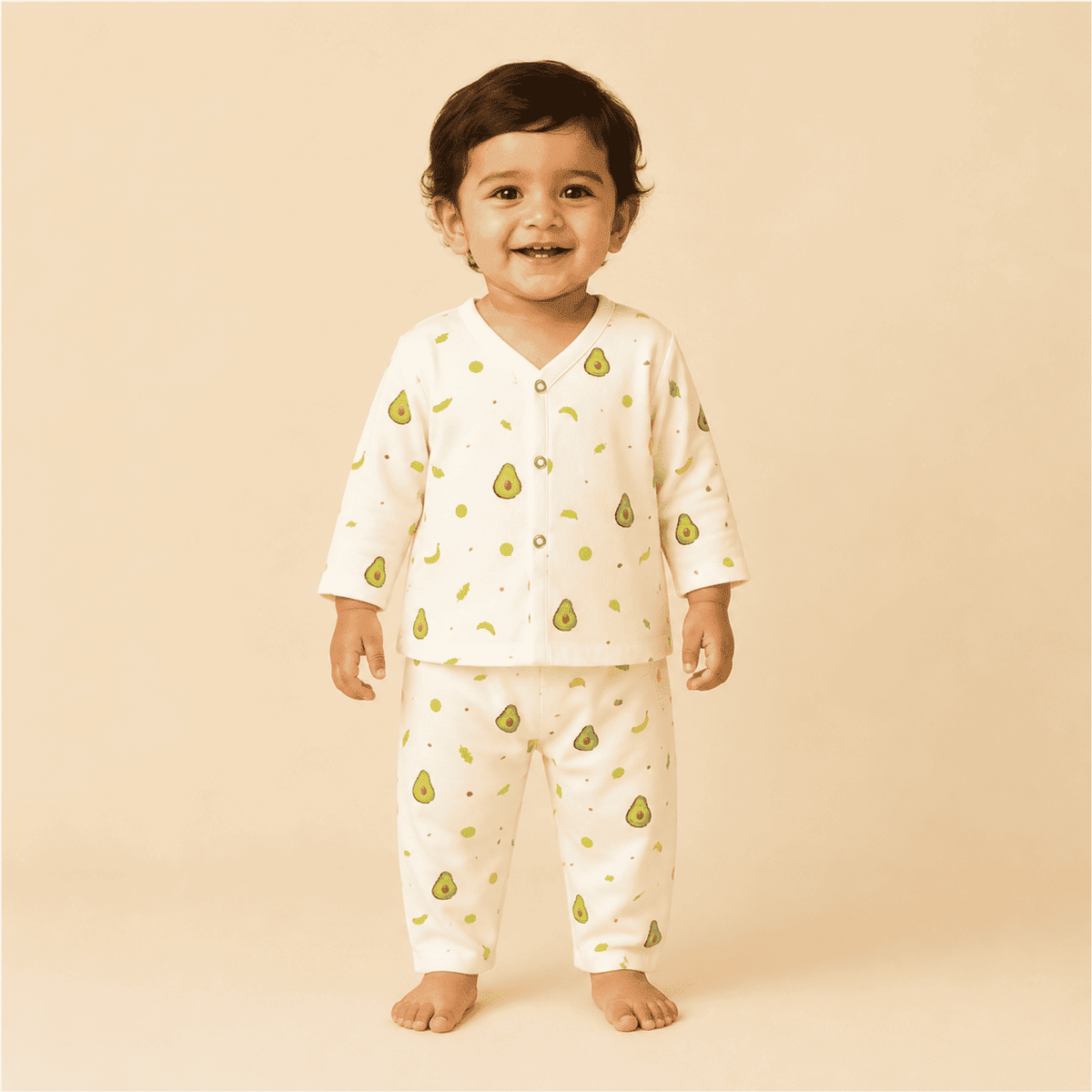 Avocado Organic Cotton Baby Shirt & Trousers