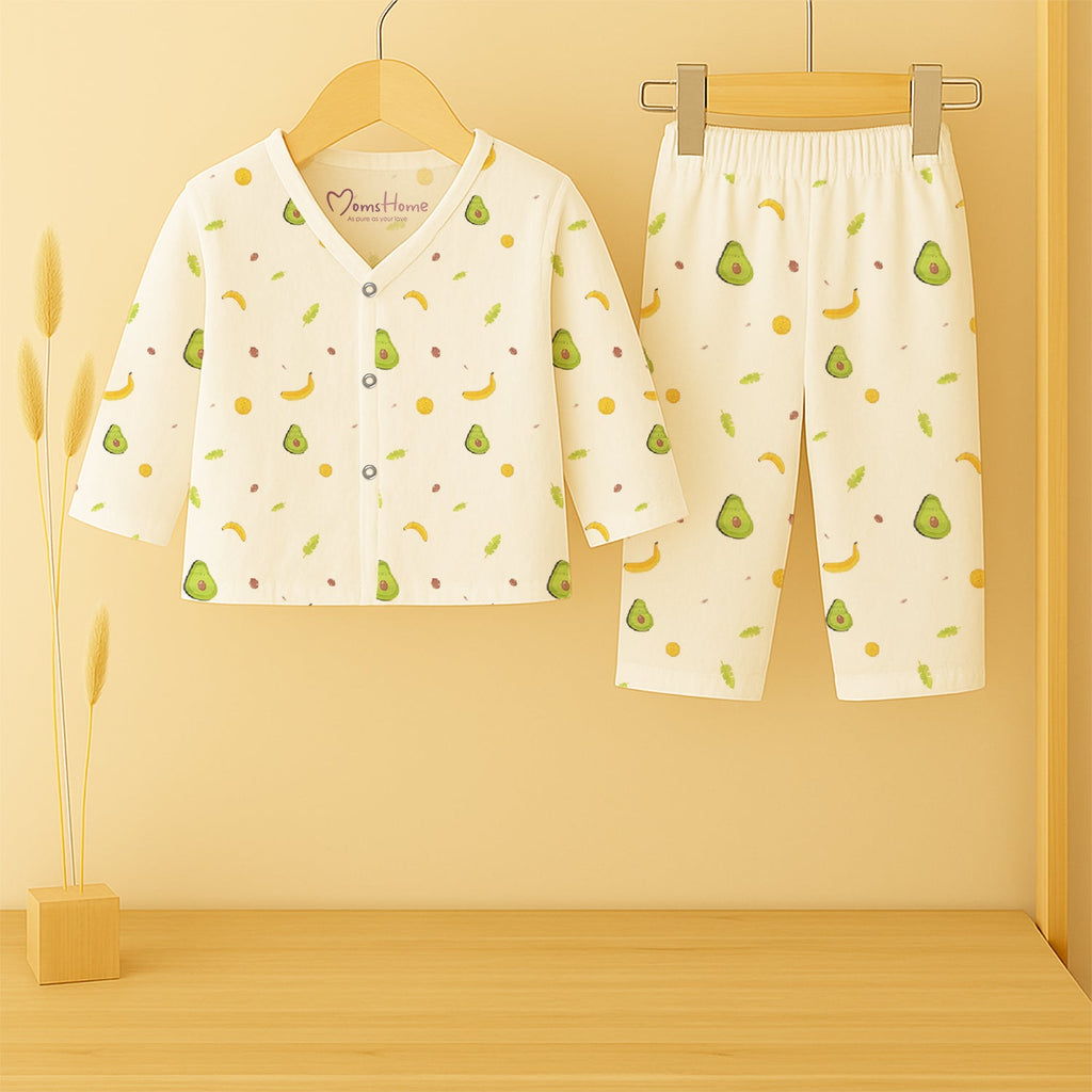 Avocado Organic Cotton Baby Shirt & Trousers