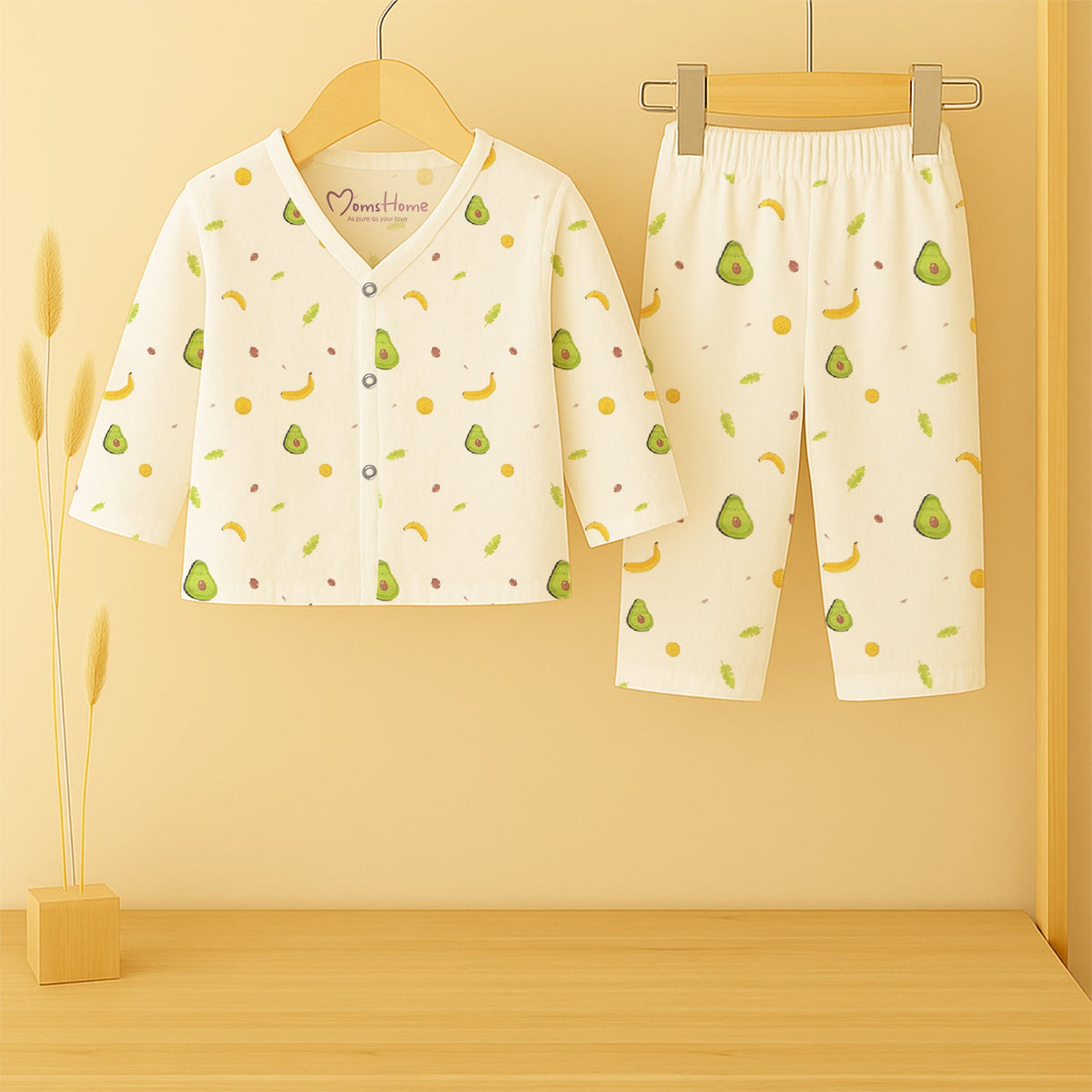Avocado Organic Cotton Baby Shirt & Trousers