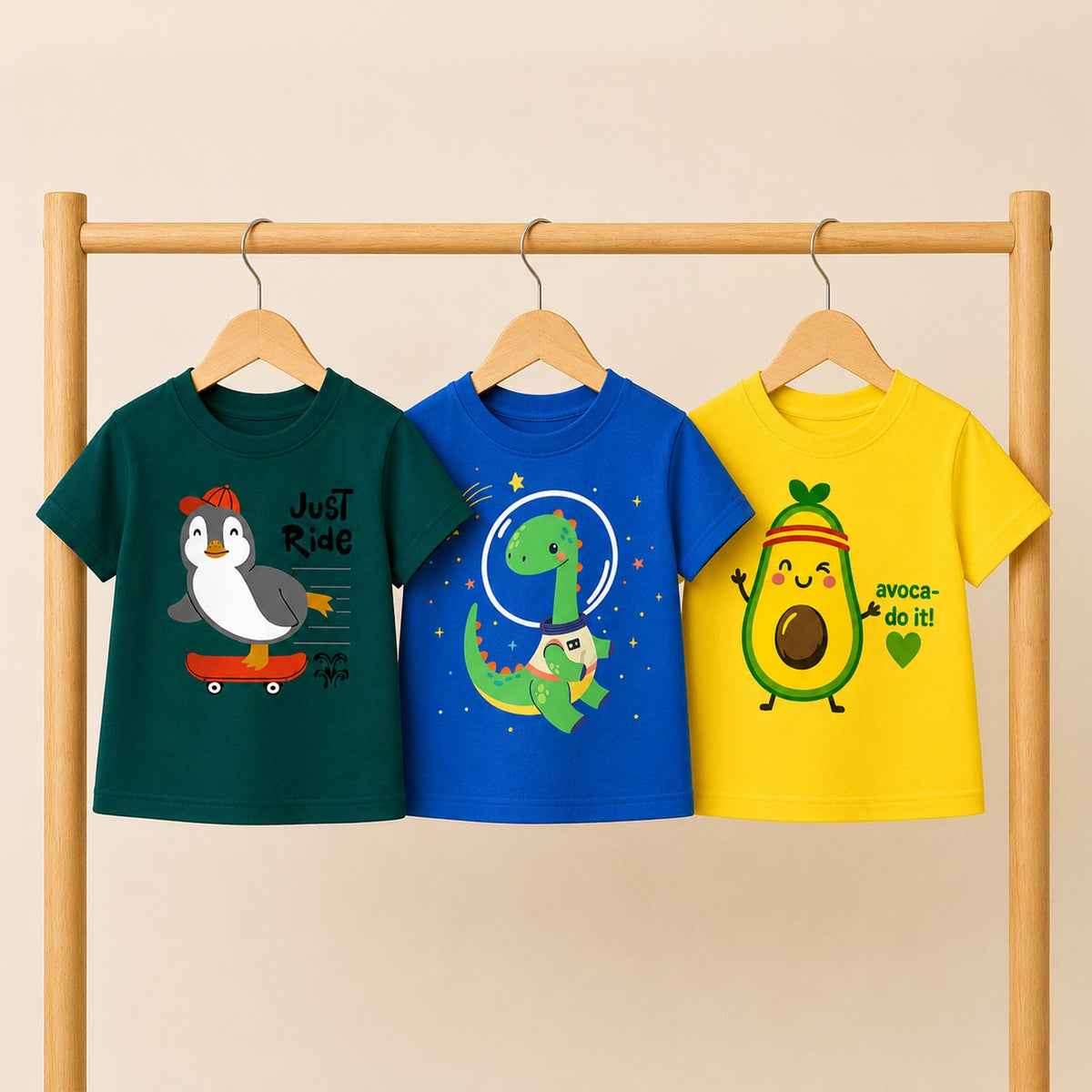 Organic Cotton Baby T-Shirts - Pack of 2