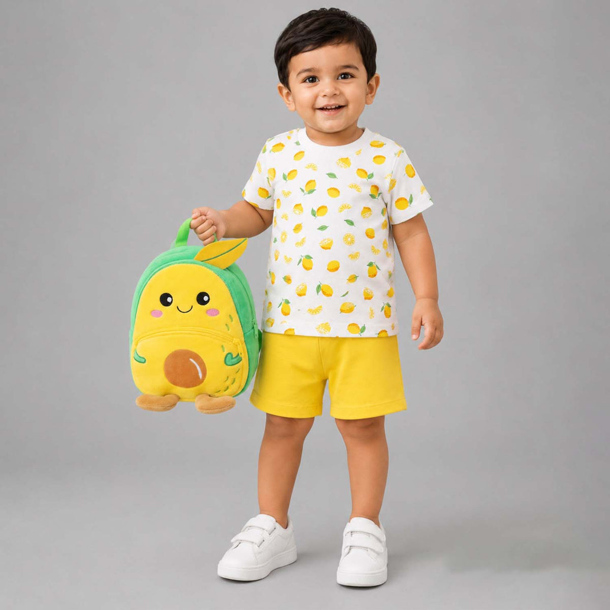 Lemon Baby T-Shirt & Shorts with Backpack