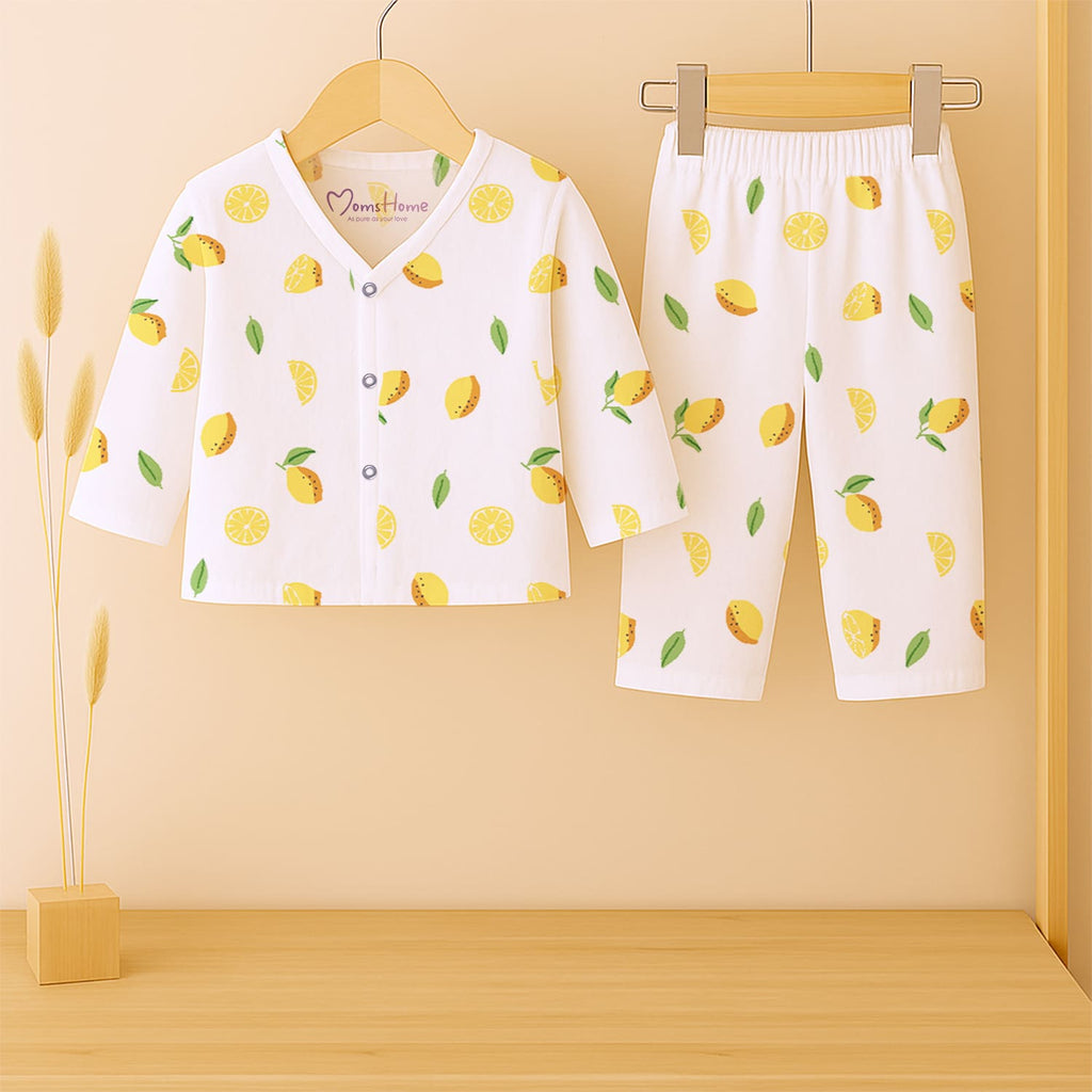Lemon Organic Cotton Baby Shirt & Trousers