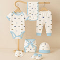 Car Print Organic Cotton Newborn Gift Set