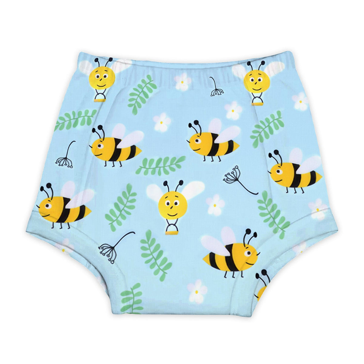100% Cotton Unisex Baby Padded Underwear - Pack of 3