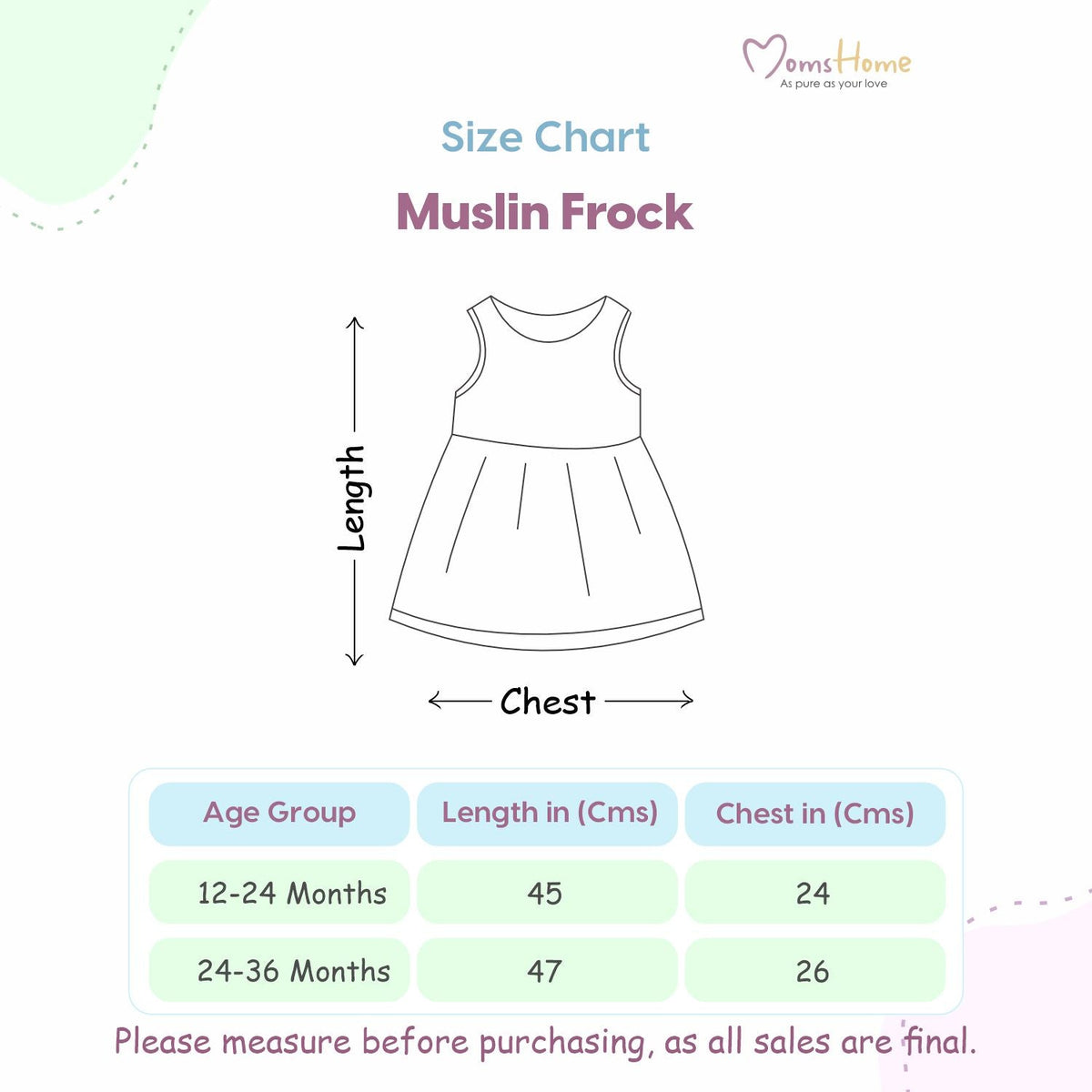 Baby Girl Organic Cotton Sleeveless Frock - Unicorn