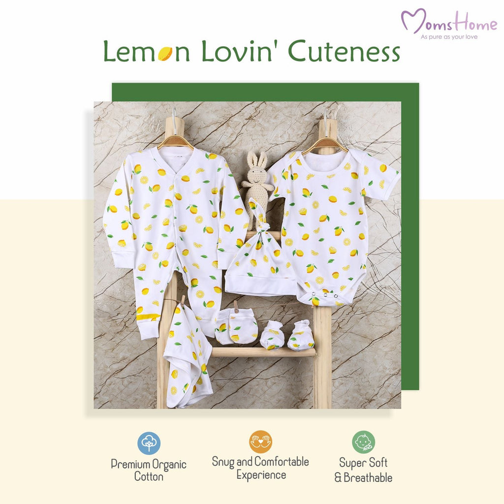 Lemon Baby Essentials Gift Set - 6 Pieces