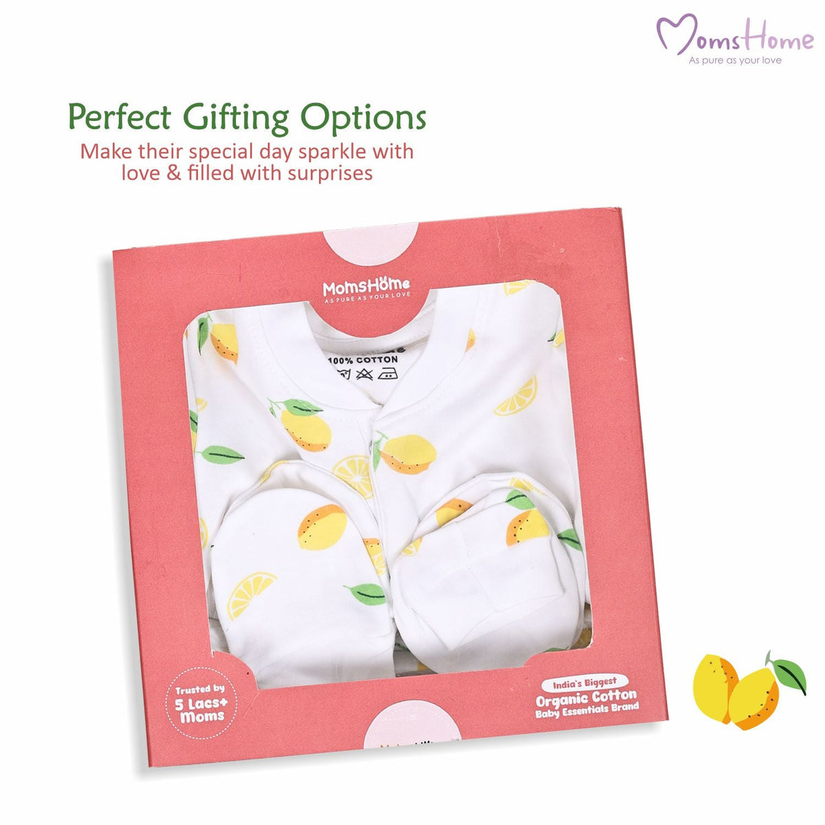 Lemon Baby Essentials Gift Set - 6 Pieces