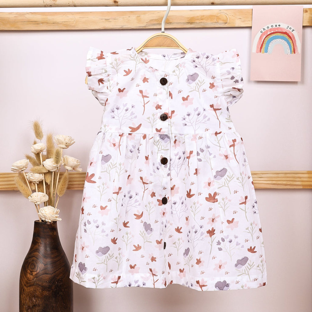 Baby Girl Organic Cotton Sleeveless Frock - Blossom