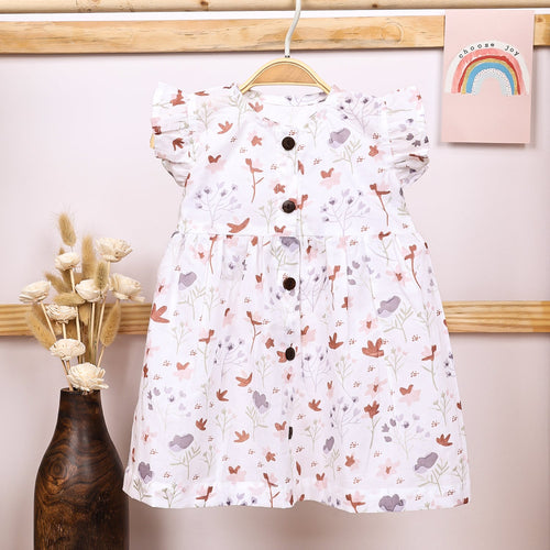 Baby Girl Organic Cotton Sleeveless Frock - Blossom