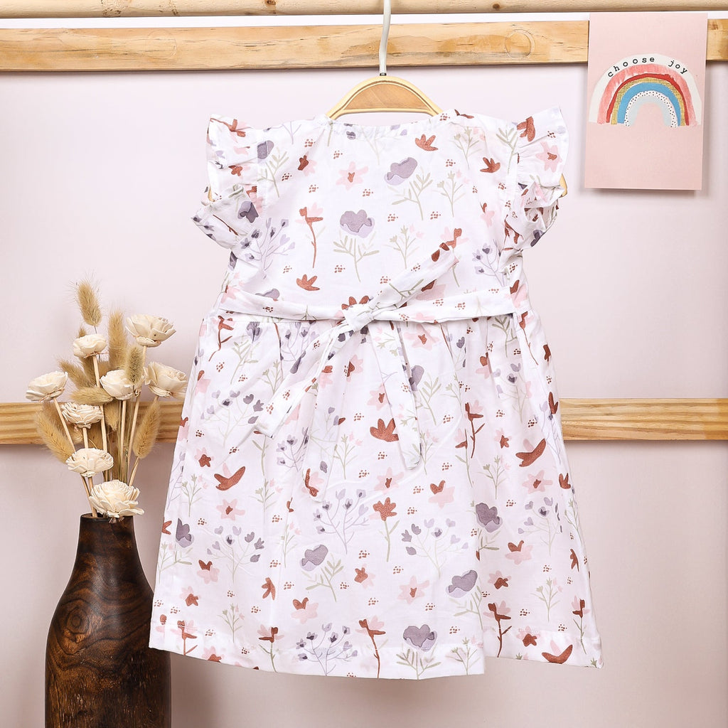 Baby Girl Organic Cotton Sleeveless Frock - Blossom
