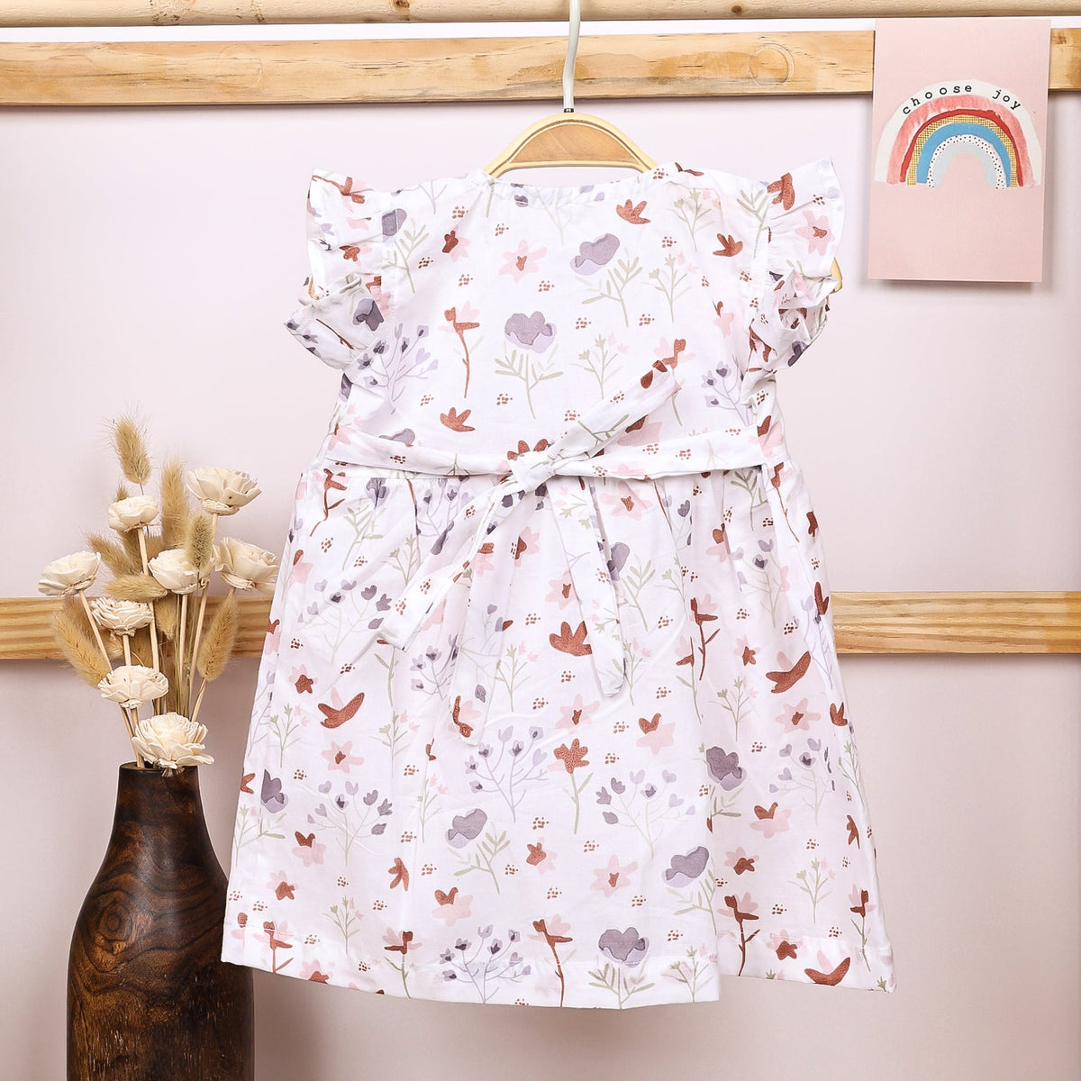 Baby Girl Organic Cotton Sleeveless Frock - Blossom