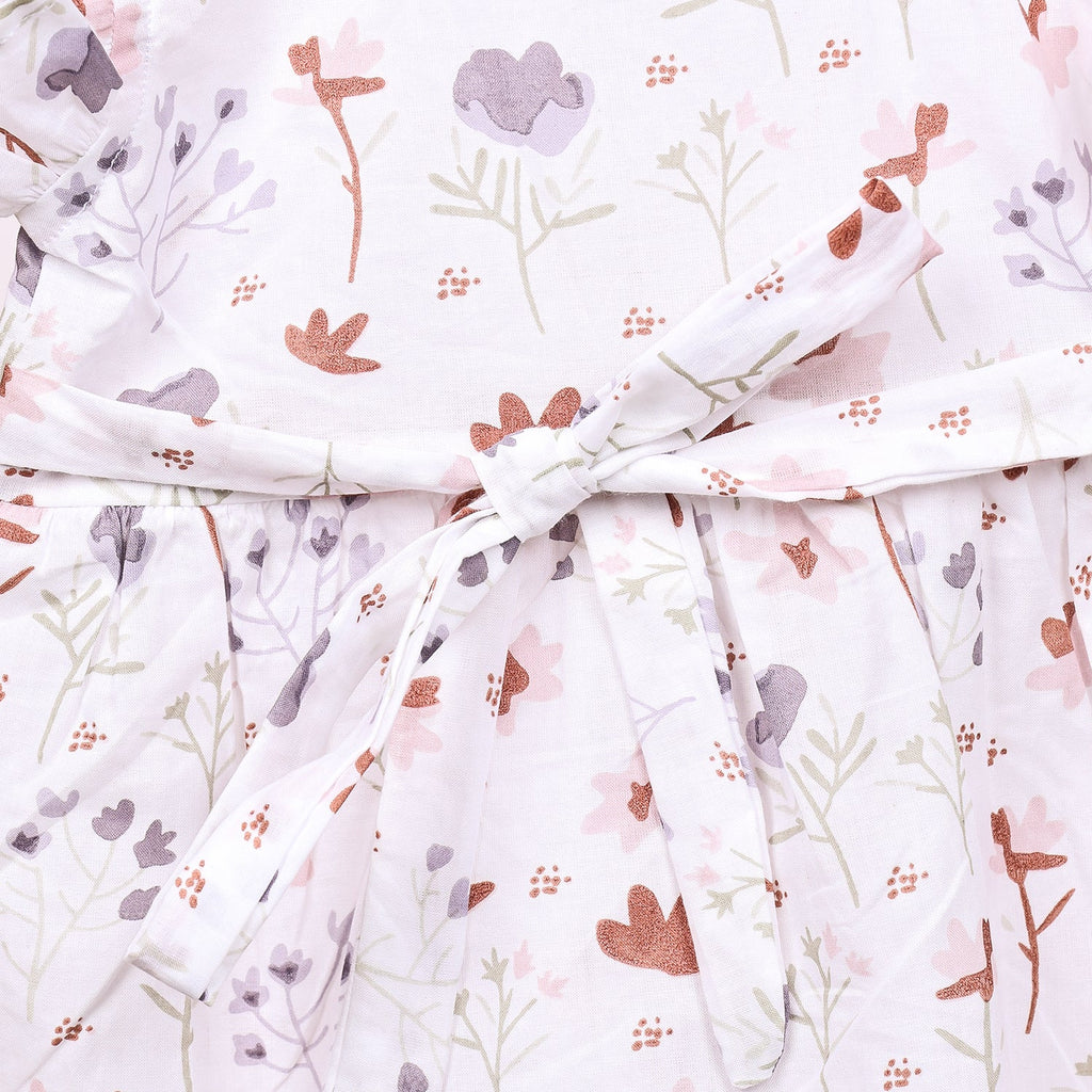 Baby Girl Organic Cotton Sleeveless Frock - Blossom
