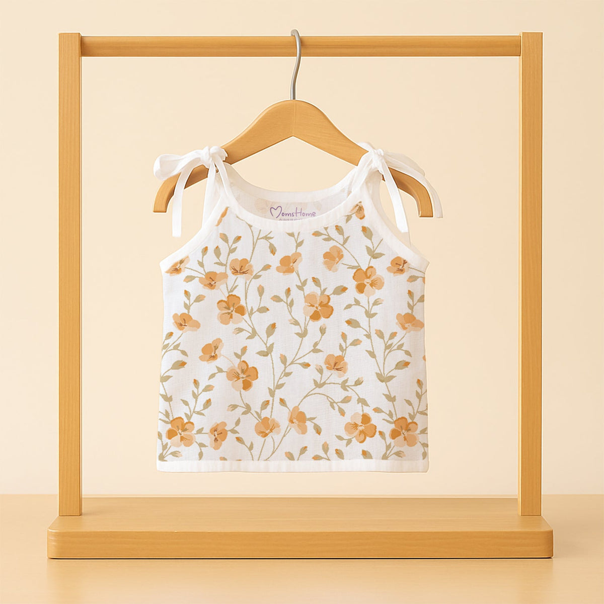 Baby Organic Cotton Knot type Jhabla - Bloom