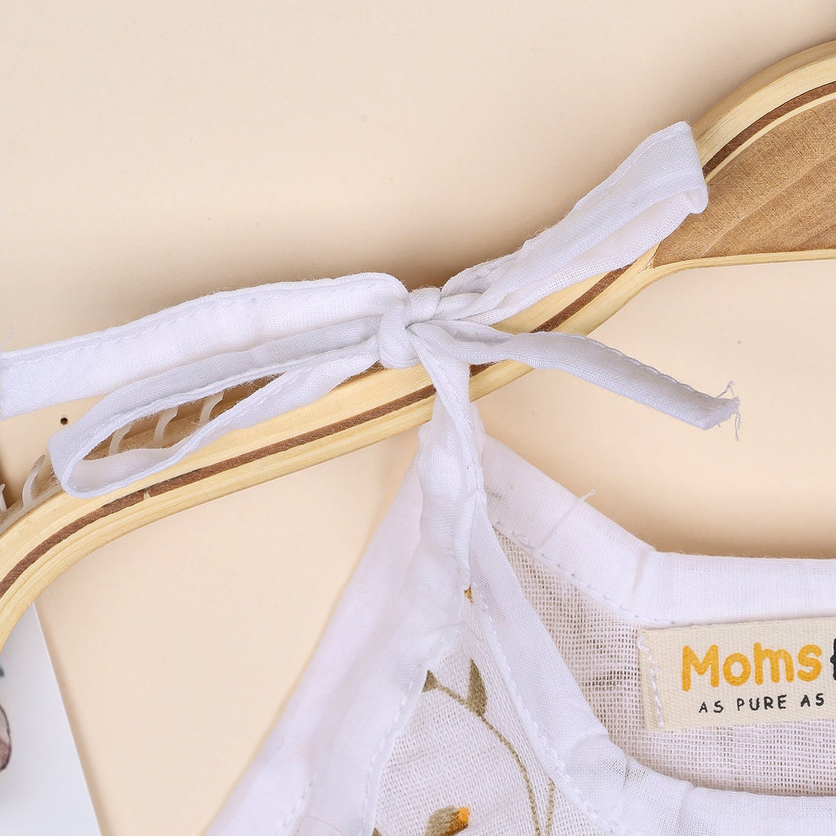 Baby Organic Cotton Knot type Jhabla - Bloom