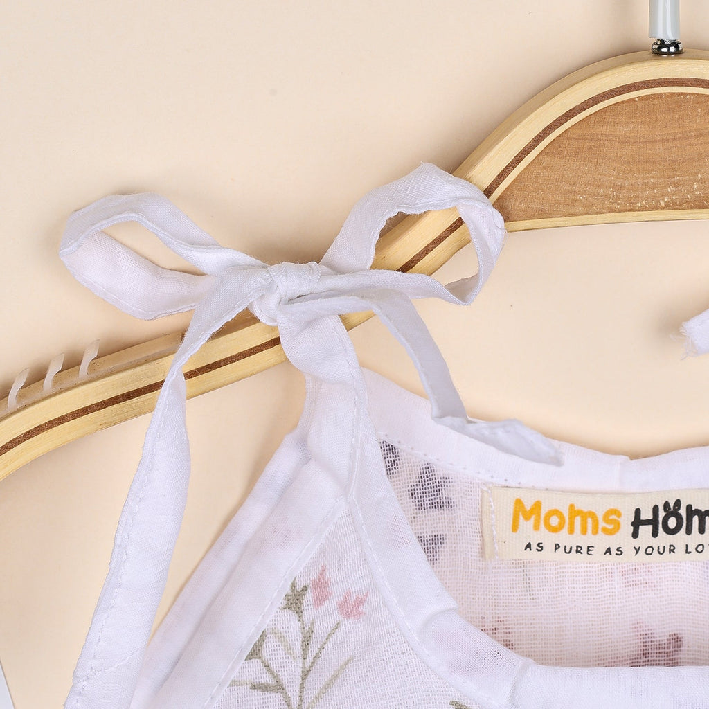 Baby Organic Cotton Knot type Jhabla - Blossom