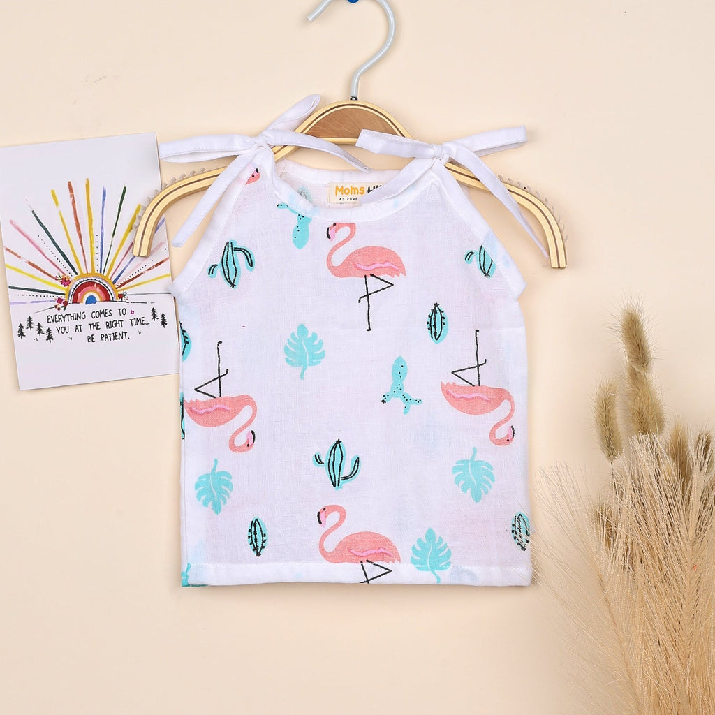 Baby Organic Cotton Knot type Jhabla - Pack of 2