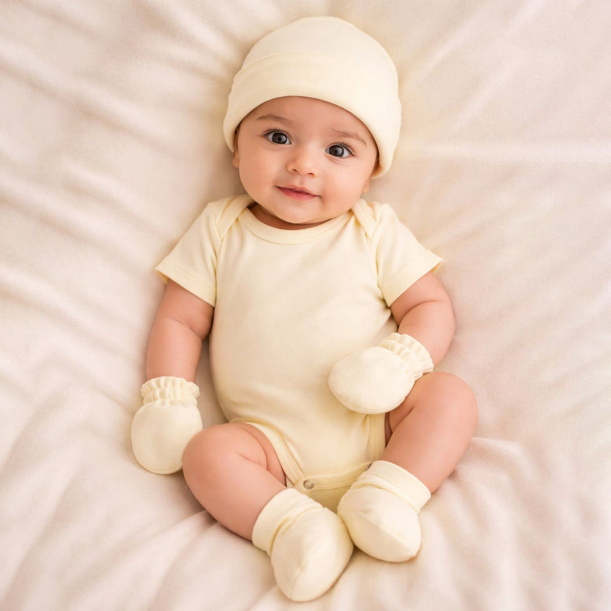 Organic Cotton Baby Onesies Gift Set - 4 Pieces