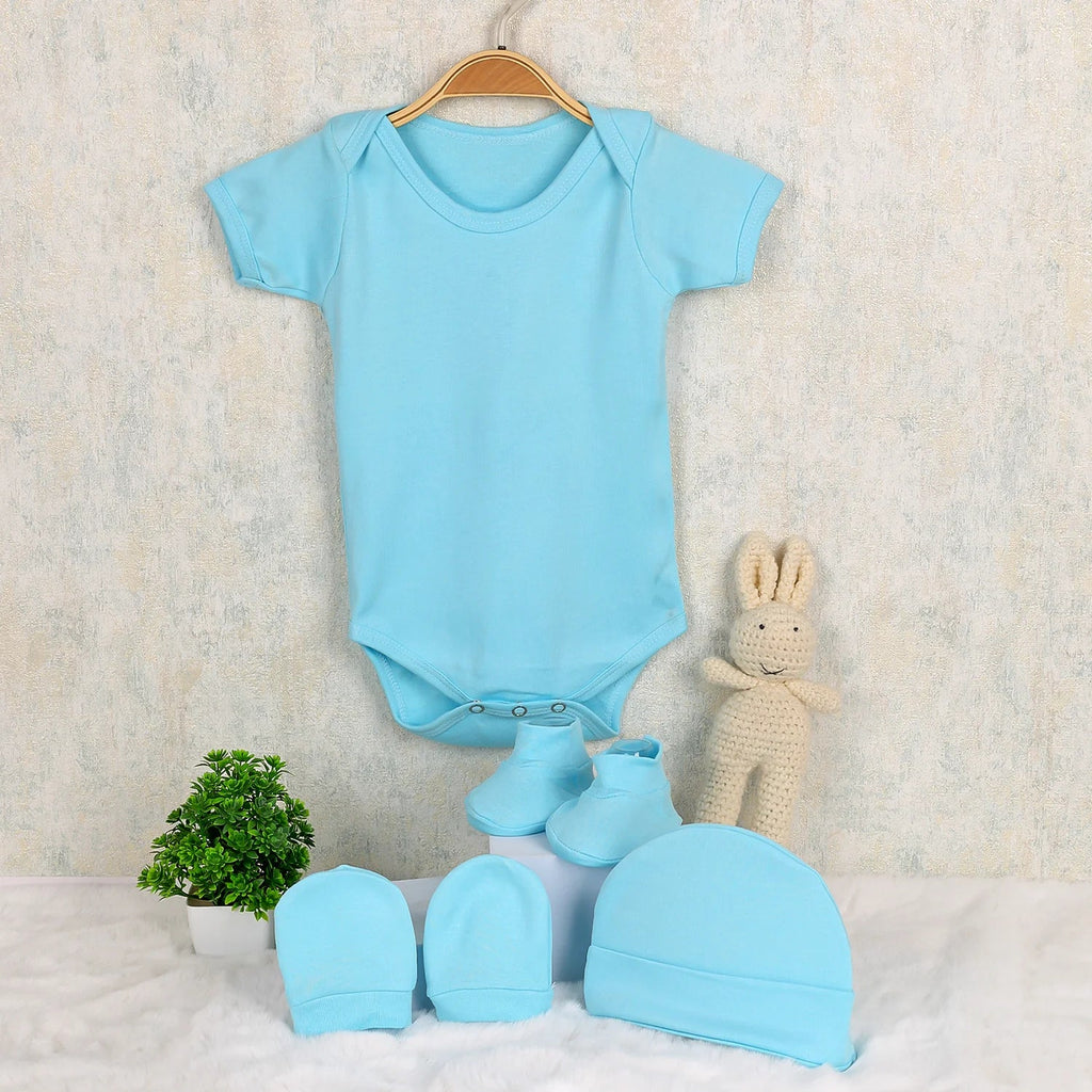 Organic Cotton Baby Onesies Gift Set - 4 Pieces