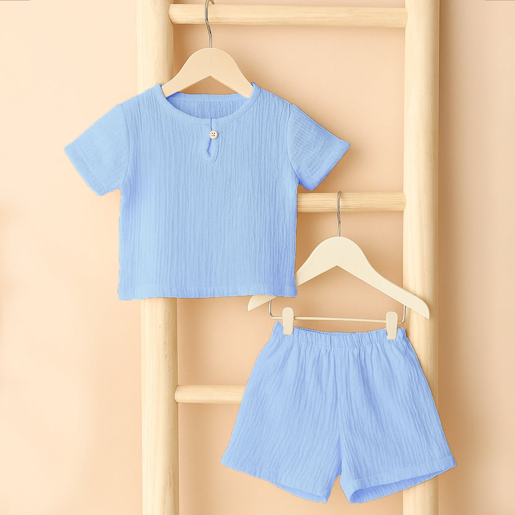 Organic Cotton Kids T-Shirt & Shorts Set