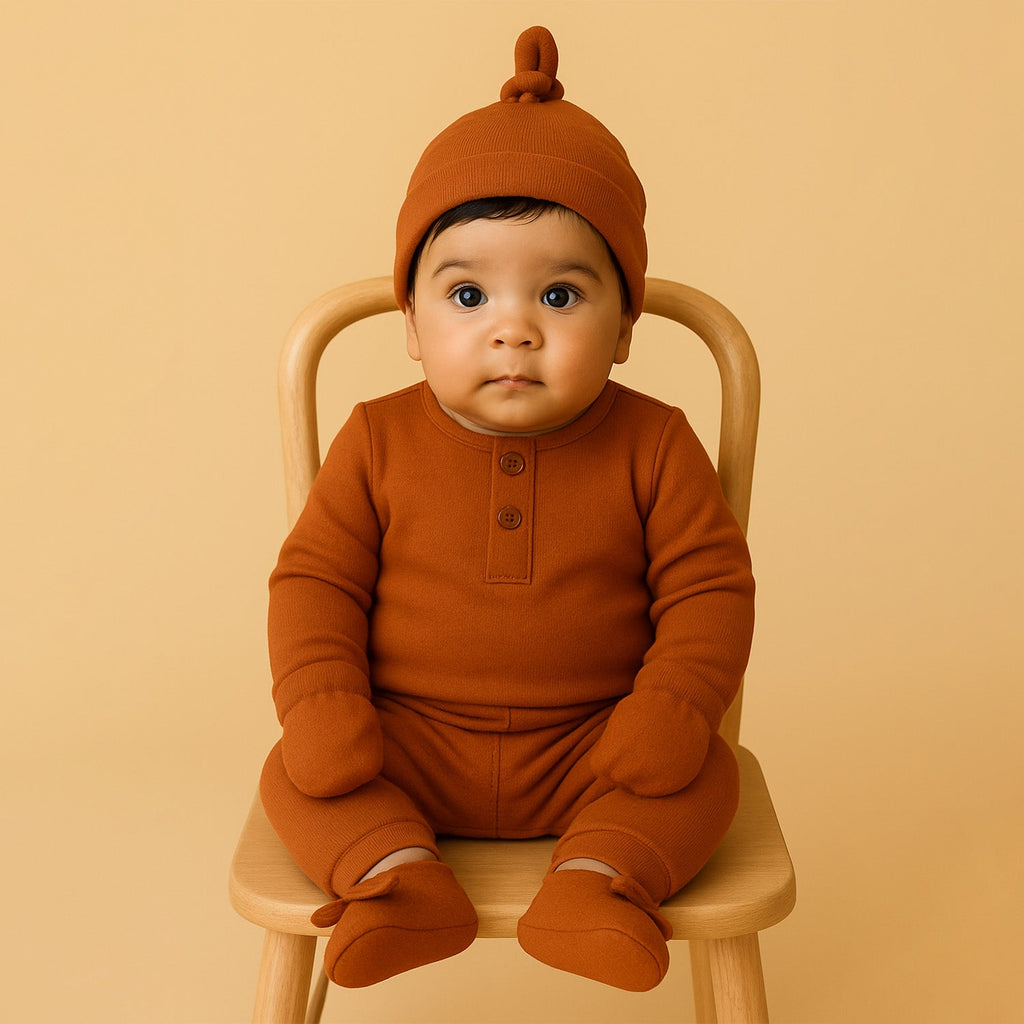 Organic Cotton Baby Gift Set - 5 Pieces