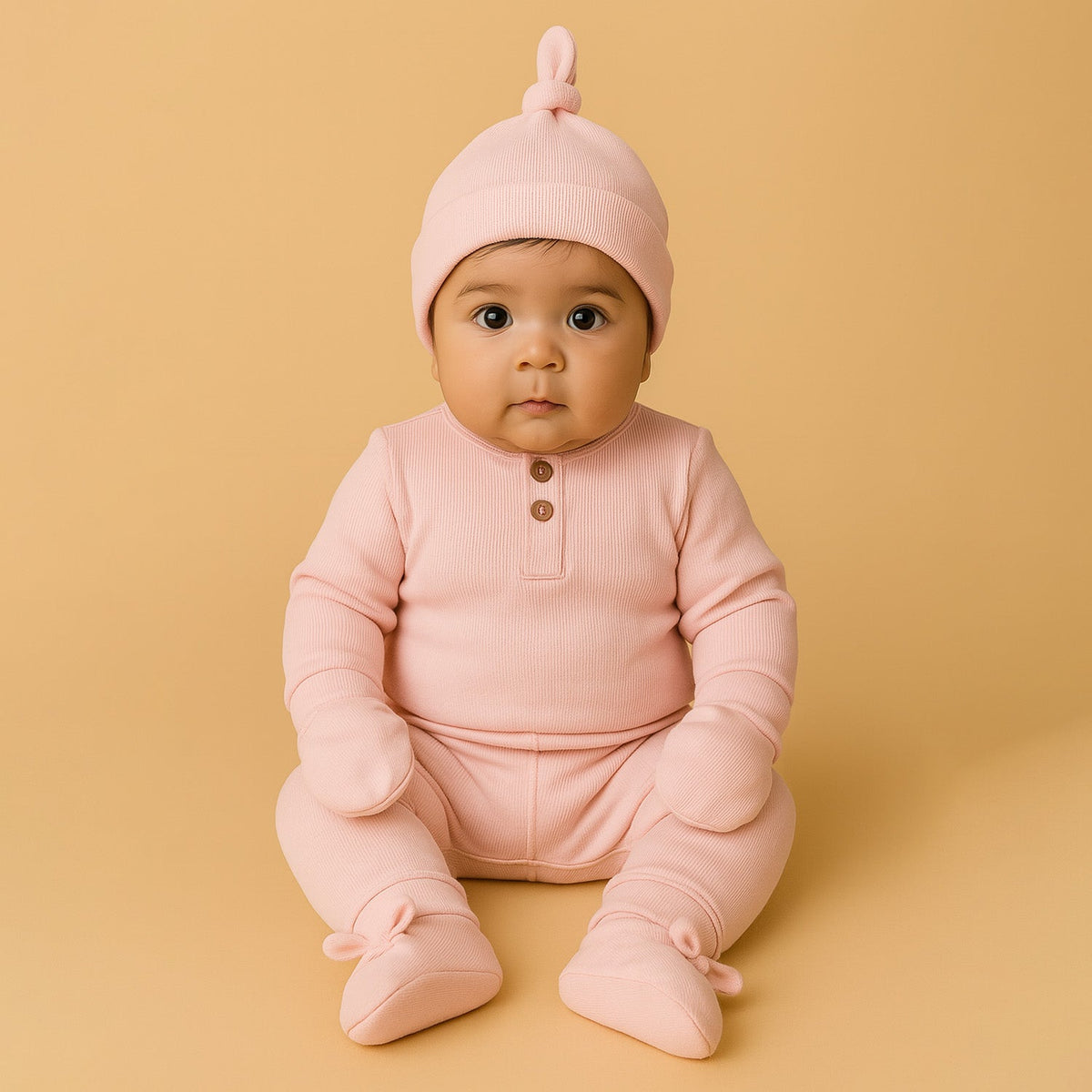 Organic Cotton Baby Gift Set - 5 Pieces