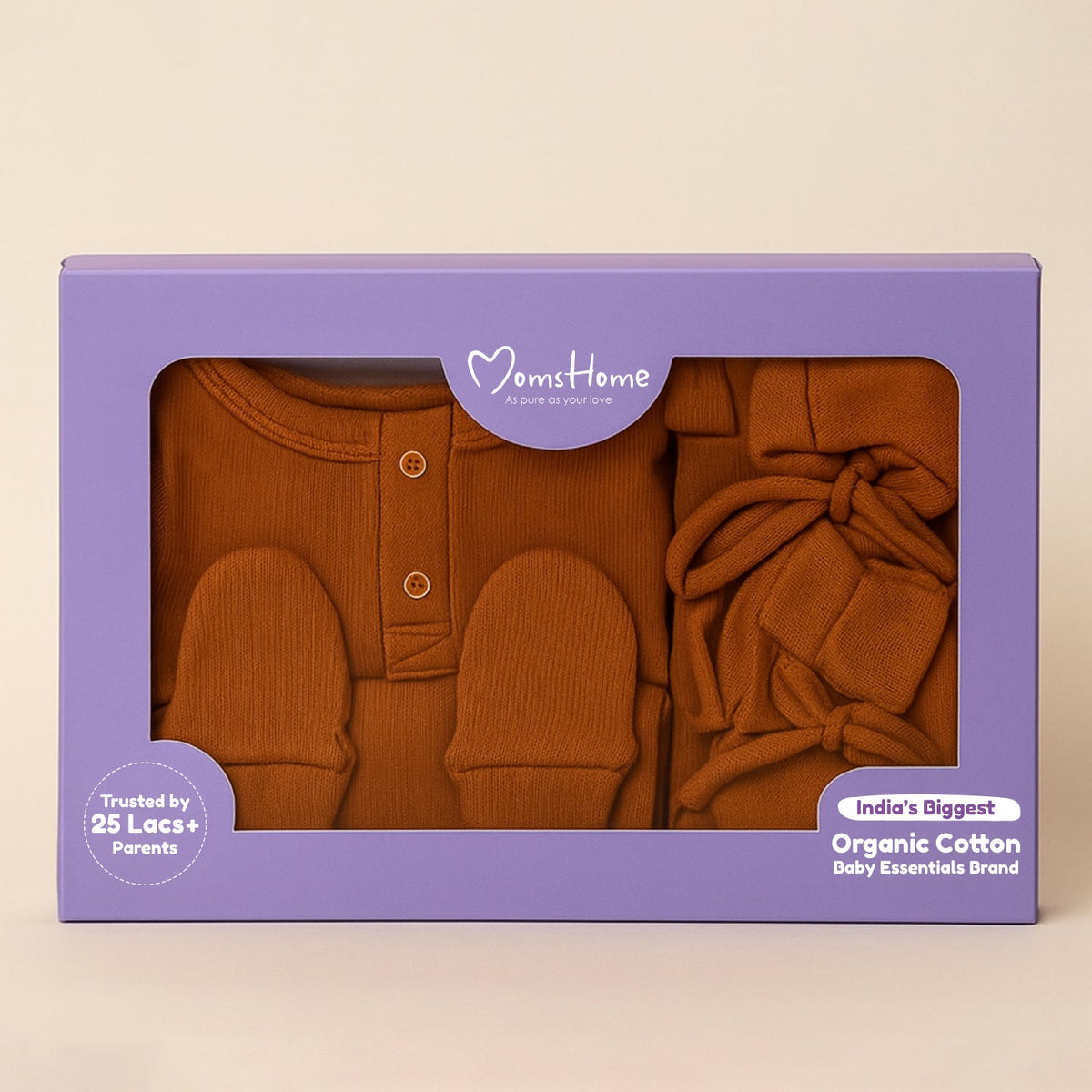 Organic Cotton Baby Gift Set - 5 Pieces