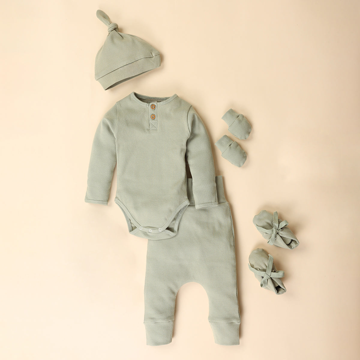 Organic Cotton Baby Gift Set - 5 Pieces