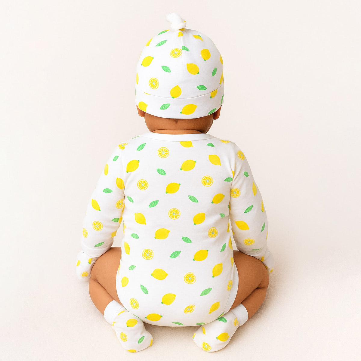 Lemon Organic Cotton Baby Gift Set - 6 Pieces