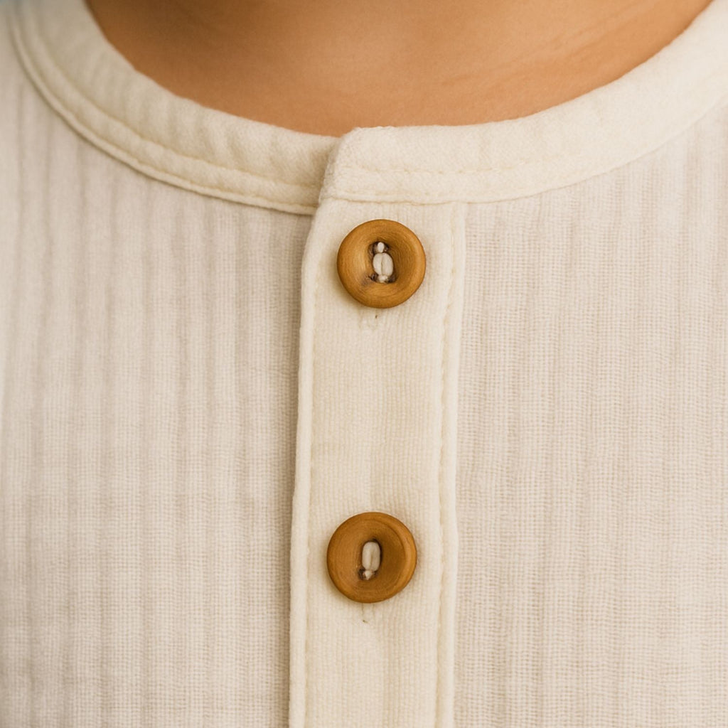 Organic Cotton Kids Shirt & Trousers Set