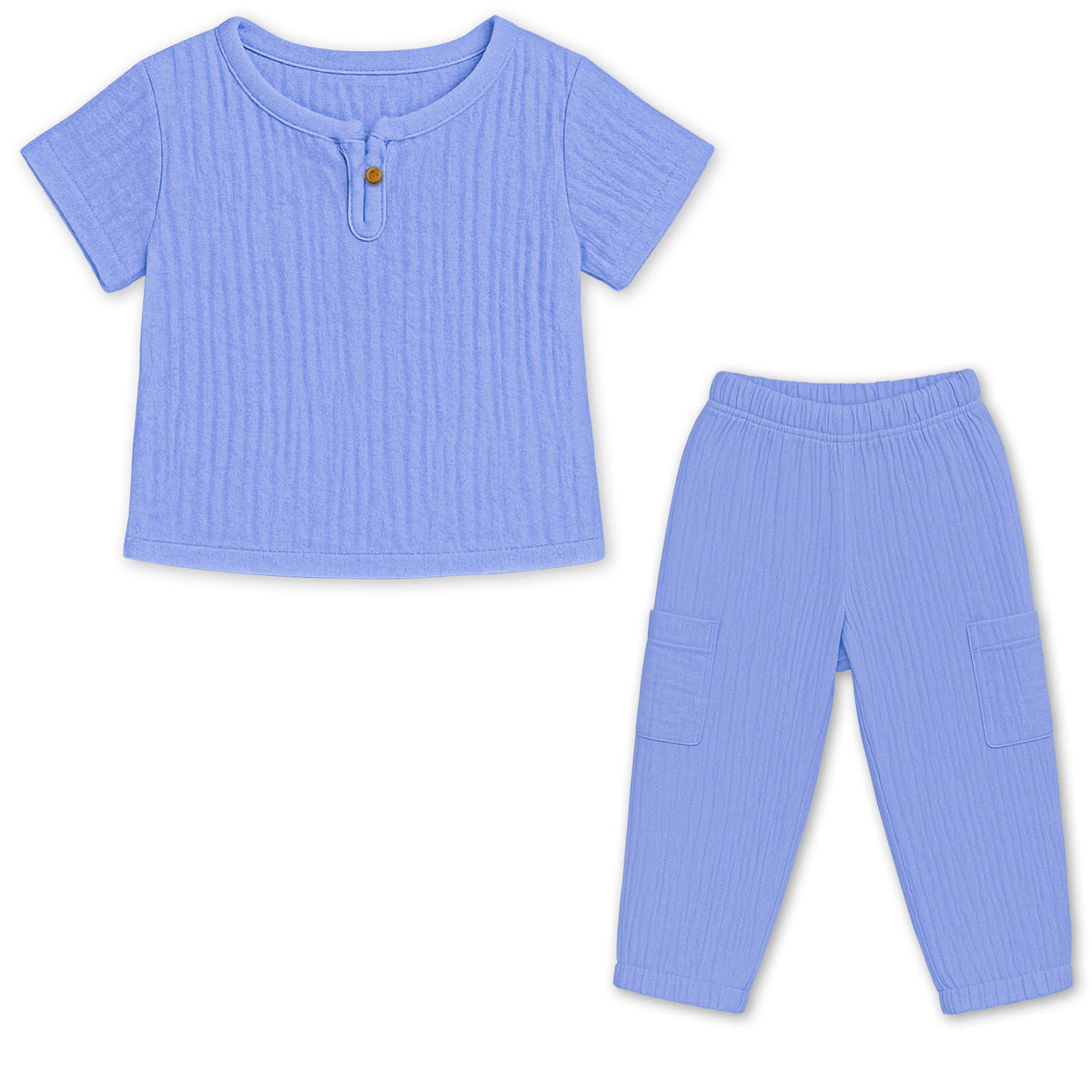 Organic Cotton Kids T-Shirt & Trousers Set