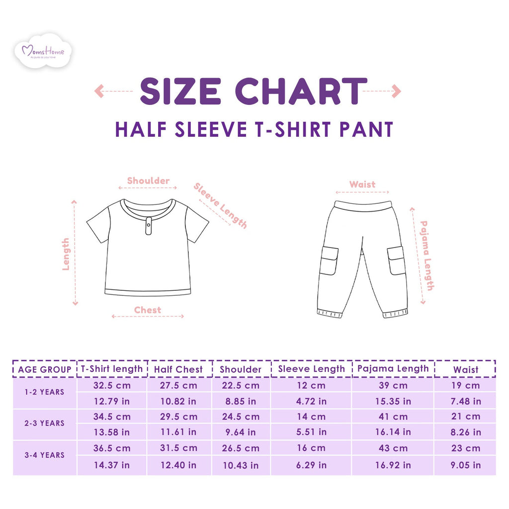 Organic Cotton Kids T-Shirt & Trousers Set