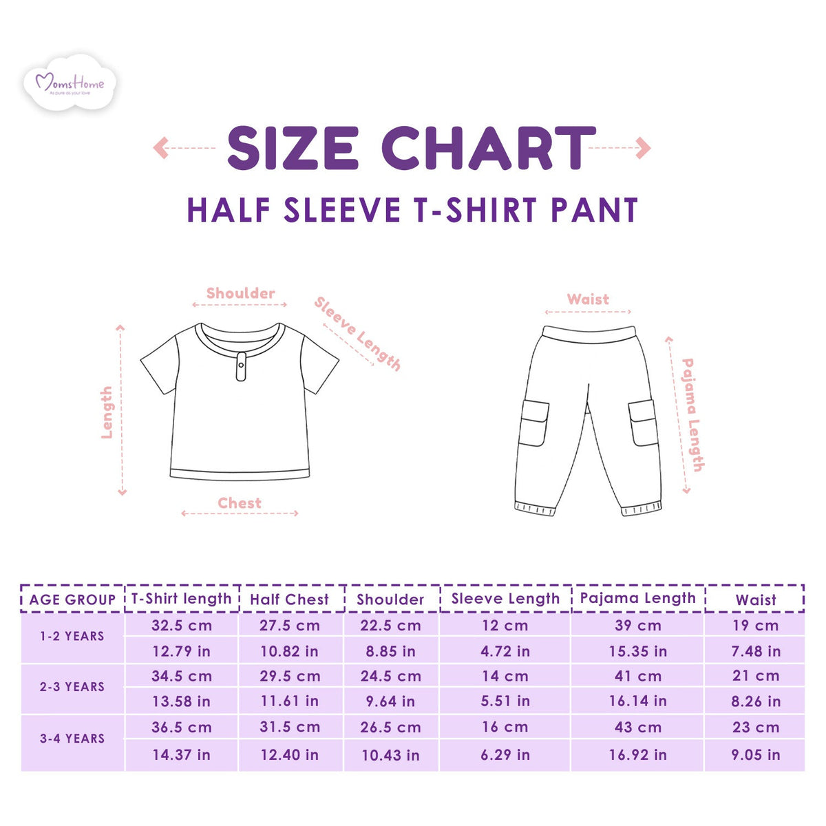 Organic Cotton Kids T-Shirt & Trousers Set