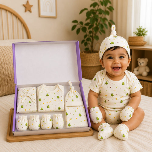 Avocado Newborn Summer Gift Set - 6 Pieces
