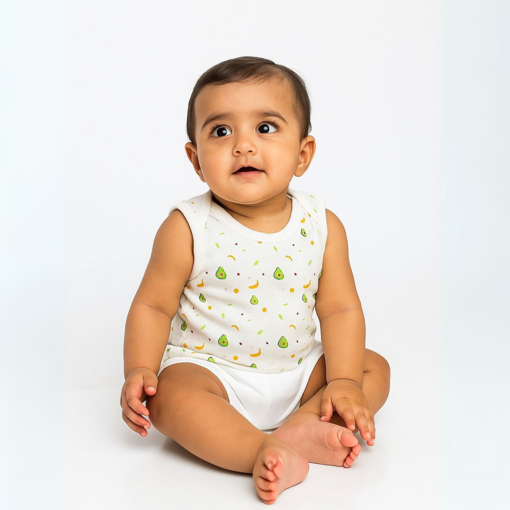 Organic Cotton Baby Vests - Pack of 3
