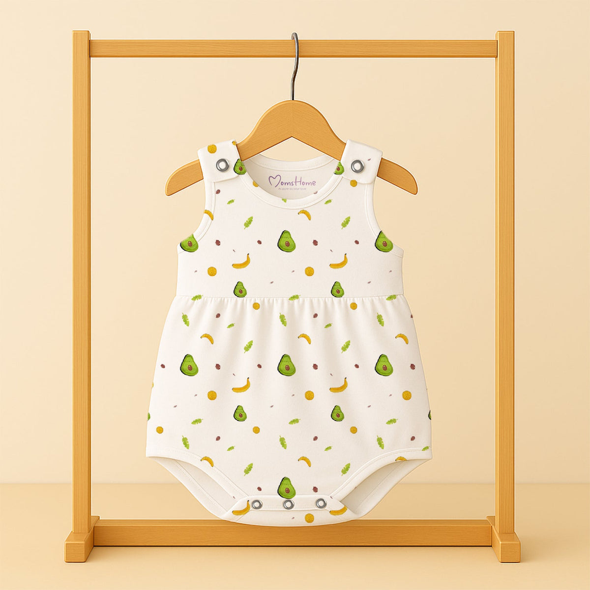 Girls Organic Cotton Frock Onesies - Pack of 2