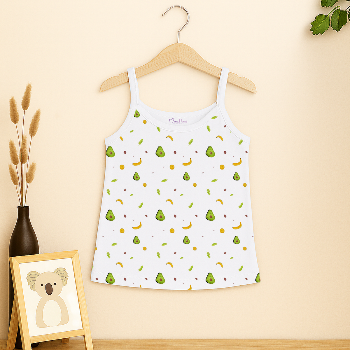 Girls Organic Cotton Sleeveless Vests - Pack of 2