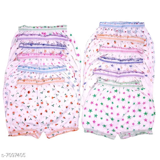 Girls Cotton Thermals - Pack of 6