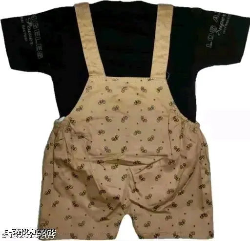 Cotton Blend Kids Dungarees